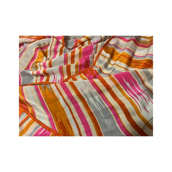 Base Beards Silk Scarf Striped Multicolor - Picture 4 of 4